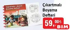 ÇIKARTMALI BOYAMA DEFTERİ